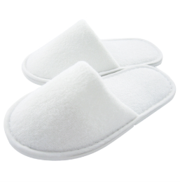 Chambre d'hôtel pour adultes chaleureux chaussons White Disposable clients  de l'hôtel Pantoufles pour compagnie aérienne - Chine Chaussures et  Chaussures prix
