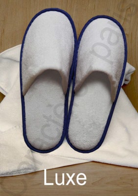 Pantofole e ciabattine usa e getta bianco- prodotto d'accoglienza - 25 paia
